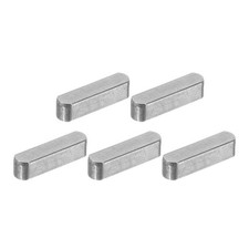 5Pcs Round Ended Feather Key, 4x4x16mm Carbon Steel Parallel Drive Shaft Keys