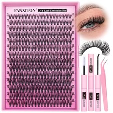 DIY Lash Extension Kit 30D D Individual Lashes Lash Clusters Kit Cluster Lash...