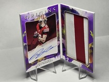 Ricky Pearsall 2024 Origins AUTO /8 Purple Booklet On Card RPA 49ers RBO-RPE 🔥