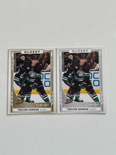 2023-24 UPPER DECK OPC GLOSSY AND GOLD TREVOR ZEGRAS  - AHAHEIM DUCKS