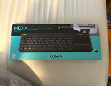 Logitech K400 Plus Wireless Compact Keyboard w/ Built-In Touchpad Black QWERTY