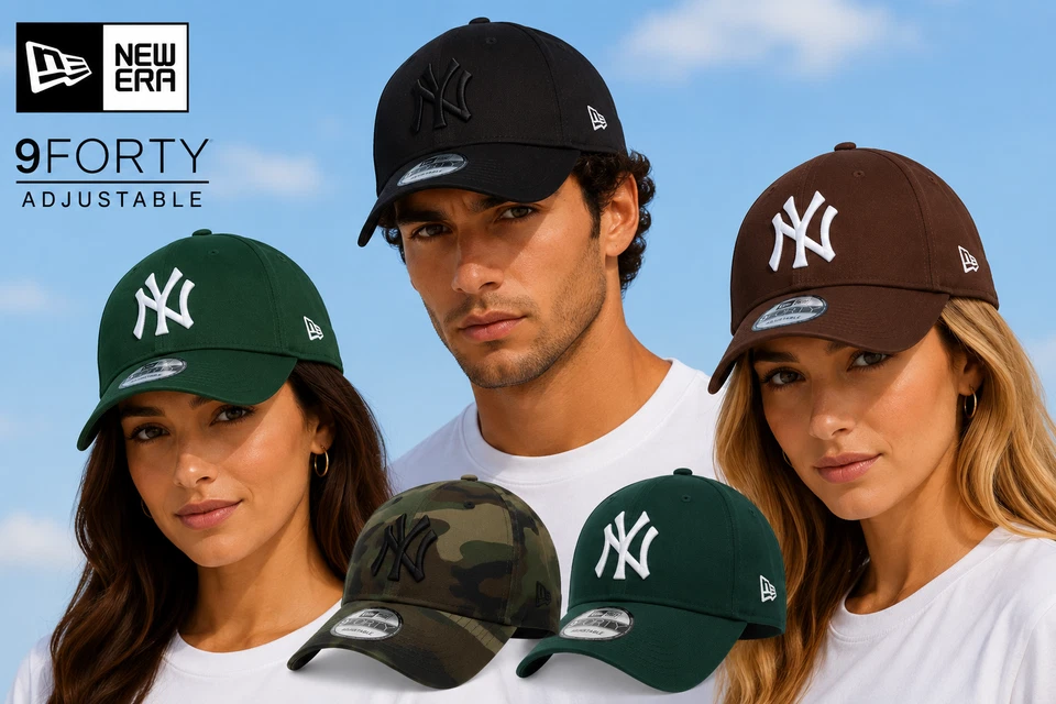 New Era Casquette Baseball New York Yankees 9Forty League Essential Réglable - Photo 2/4