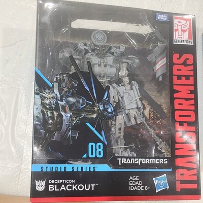 2017 Hasbro Transformers Studio Series 08 Leader Class Blackout Decepticon New