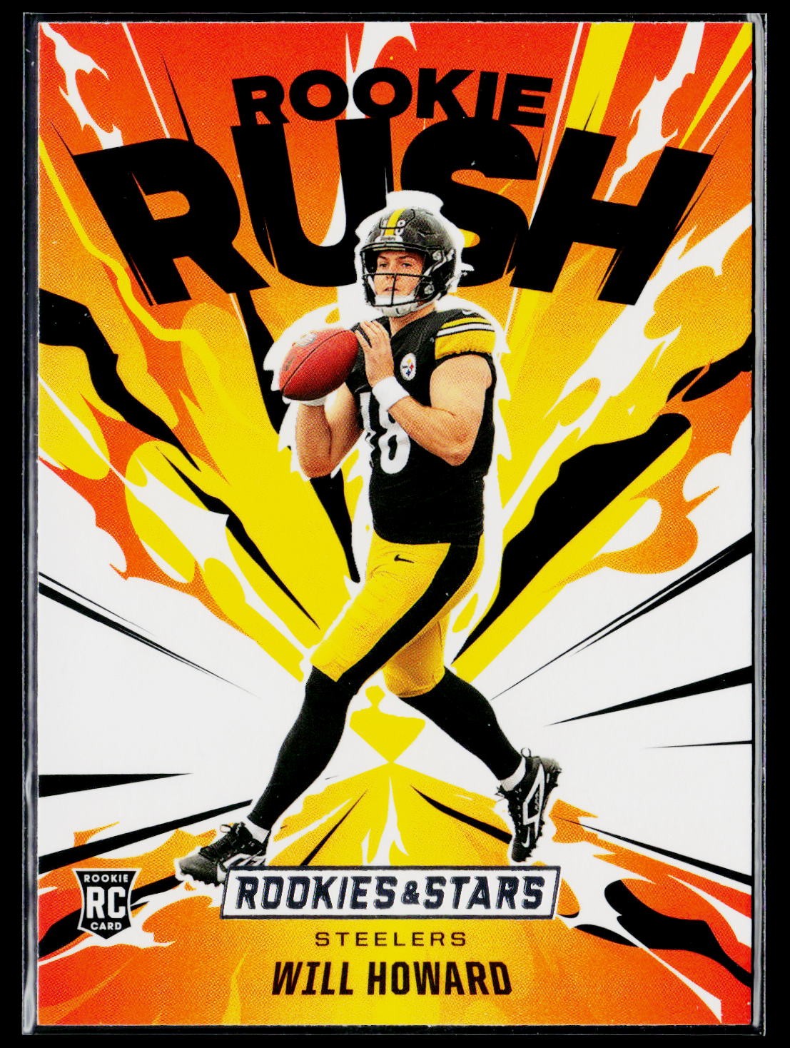 Will Howard 2025 Panini Rookies & Stars Rookie Rush 13