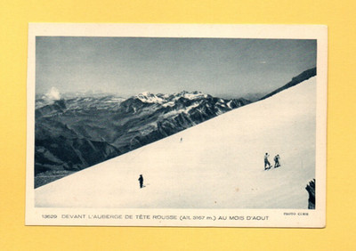 Vor der Herberge von Tête Rousse im August ..... (Ref. M932)