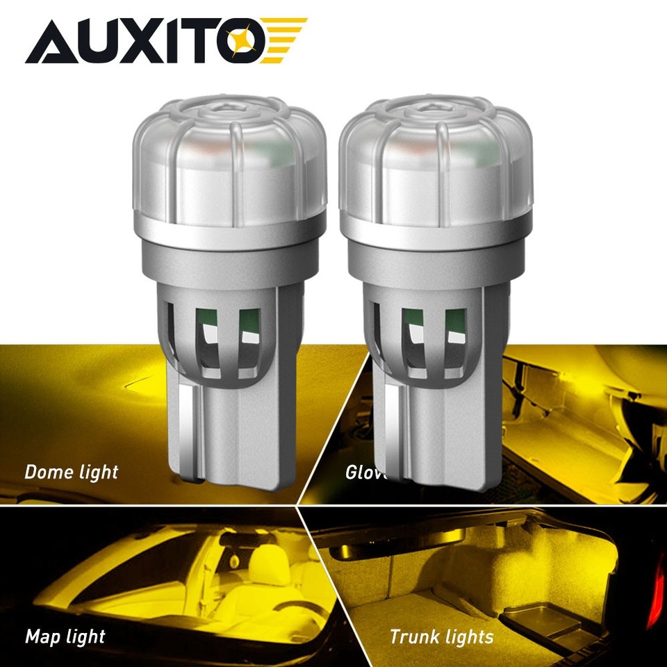 T10 LED License Plate Light Car Interior Bulbs Bright White 168 2825 194 W5W