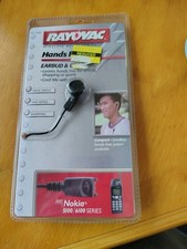Rayovac Handsfree Earbud,New And Sealed. Fits Nokia 5100/6100 Series Rc-406
