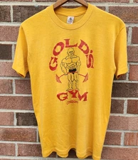 Vintage Gold’s Gym Bodybuilding Workout Fitness California T-Shirt S-5XL