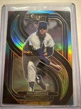 2025 Panini Select Don Drysdale Premier Level Tie Dye Prizm 17/25 Dodgers HOF