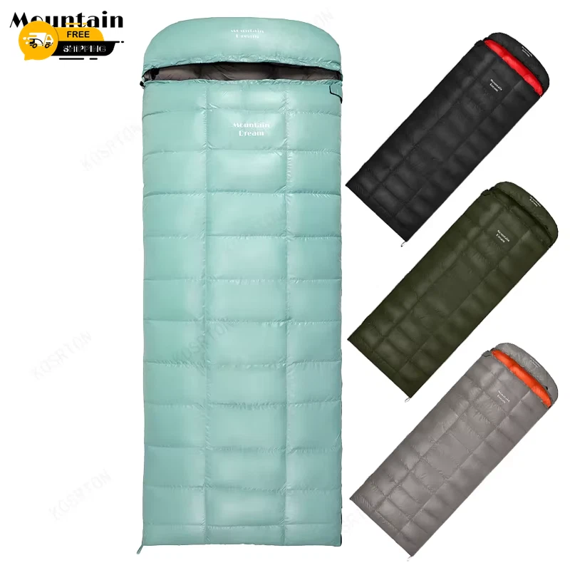 Envelope-Style down Sleeping Bag Ultra-Light Goose down Waterproof plus Size Win