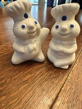 Pillsbury Doughboy Poppin'Fresh Salt&Pepper Shakers 1997