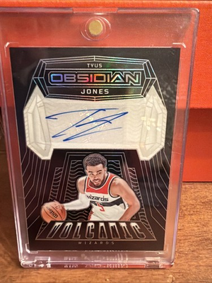 #ad 2023 24 Panini Obsidian Volcanic Signatures 99 Tyus Jones Auto #VS JNS $20.00