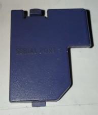 Nintendo Gamecube OEM Serial Port 2 Plate Cover Indigo Purple Replacement