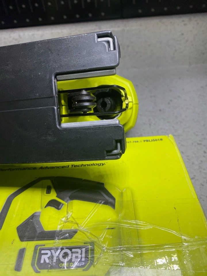 ((SOLO PIEZAS)) Herramienta de sierra caladora inalámbrica sin escobillas Ryobi PBLJS01B ONE+ HP 18V solamente Foto 3 de 4