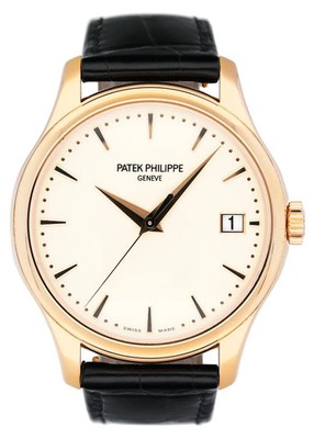 Patek Philippe Calatrava 5227R Ivory Dial 18K Rose Gold Mens Watch Box Papers