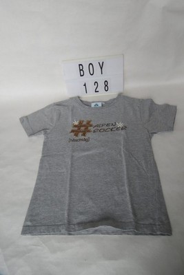 getragen T-Shirt 128 grau  # Alpenrocker Isar Trachten gestickt