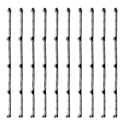 9 in Classic Rib Profile Foam Closure Strips with Self-Adhesive for Metal Roofin