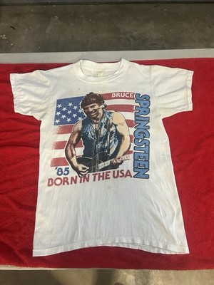 Vintage Bruce Springsteen Born In The USA 1985 Tour Shirt Parking Lot Small?