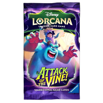 DISNEY LORCANA SET 13 ATTACK OF THE VINE! BOOSTER PACK (x1) July