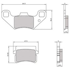 RMS (Paar) Organische Bremsbeläge Govecs S1.5 225103630