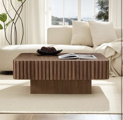 Williamspace Minimalist Walnut Coffee Table