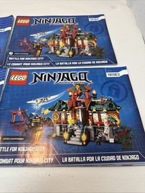 LEGO The Ninjago Masters of Spinjitzu 70725 & 70728 Instruction Manuals