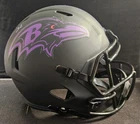 Ray Lewis Autographed Full Size Baltimore Ravens Eclipse Replica Helmet BAS