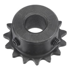 15 Teeth Sprocket 1/4" Pitch 10mm Bore Carbon Steel with Set Screw
