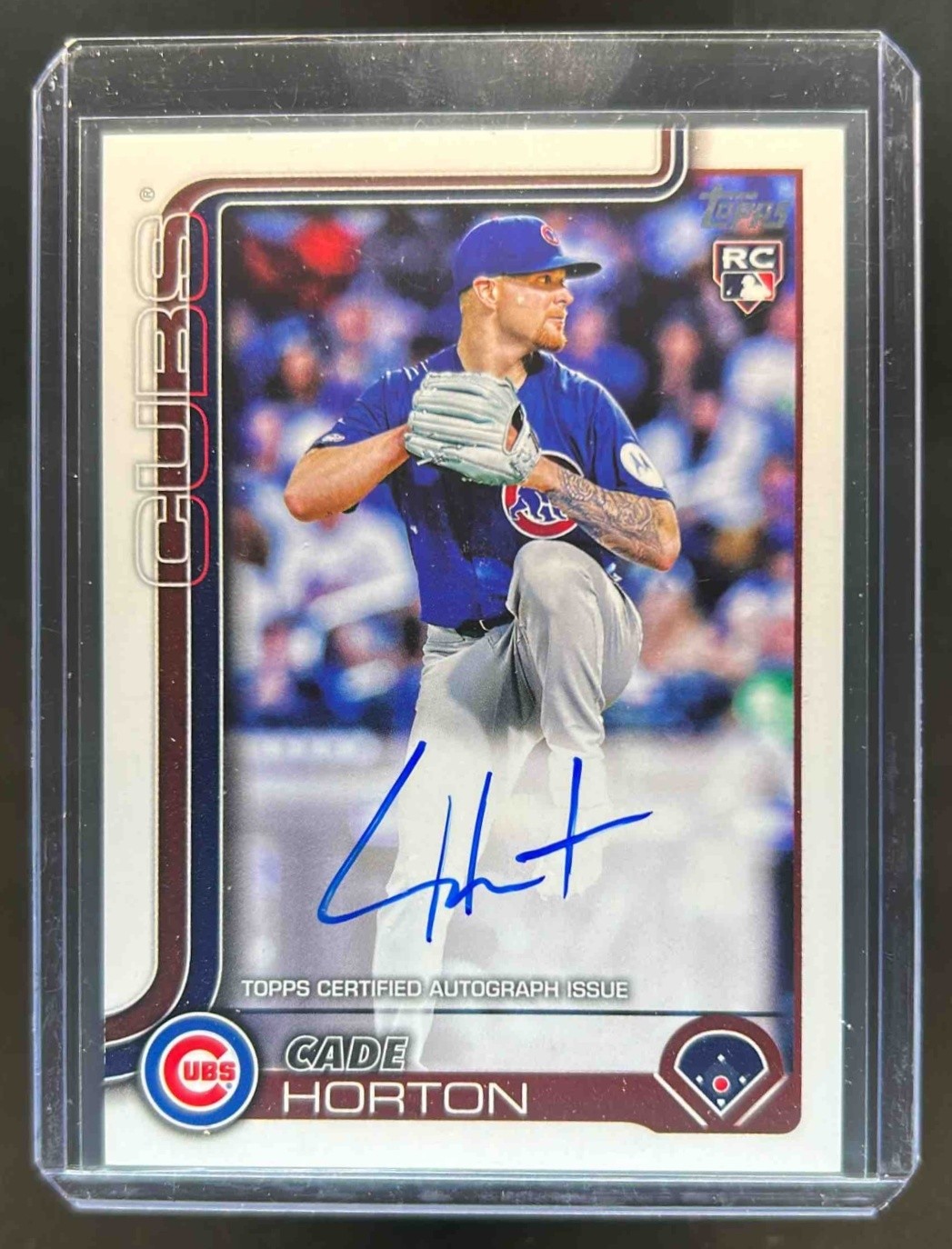 2025 Topps Update Cade Horton Real One Auto RC Rookie #US140 Cubs