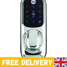 Chrome Plated Keyless Smart Lock - Enhanced Security with Easy Access Solutions