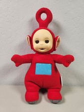 1998 Teletubbies Red Po 15" Talking Plush Stuffed Doll PlaySkool Hasbro Works