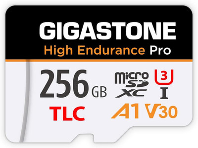【5 Yrs Free Data Recovery】【Dash Cam】  256GB Micro SD Card, TLC High Endurance Pr