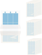 24 Pack Refills Glue Cards for Dynatrap DT3009 DT3019 DT3039 and Gardner Flyweb
