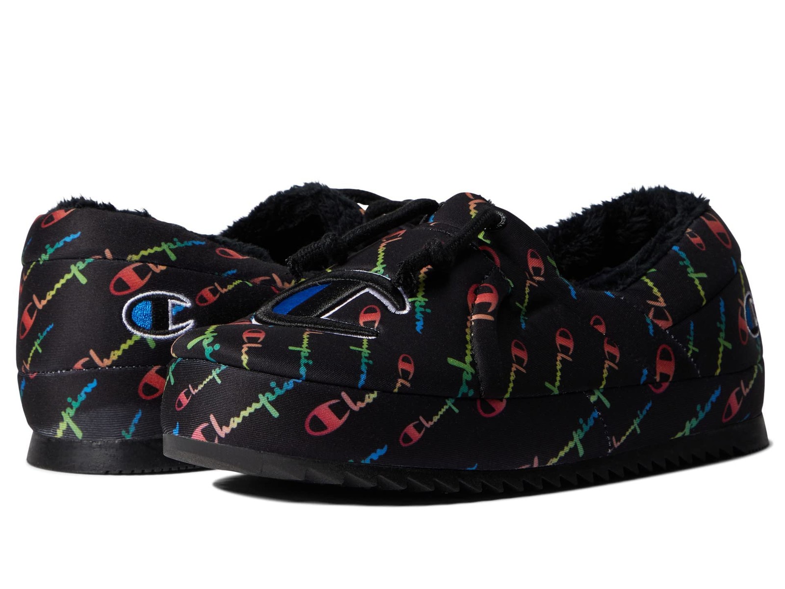 Champion Womens University Wild Shoes, Black/Neon