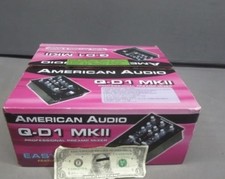 NEW American Audio Q-D1 MKII Professional DJ Mixer, 2 Channel Fast Shipping