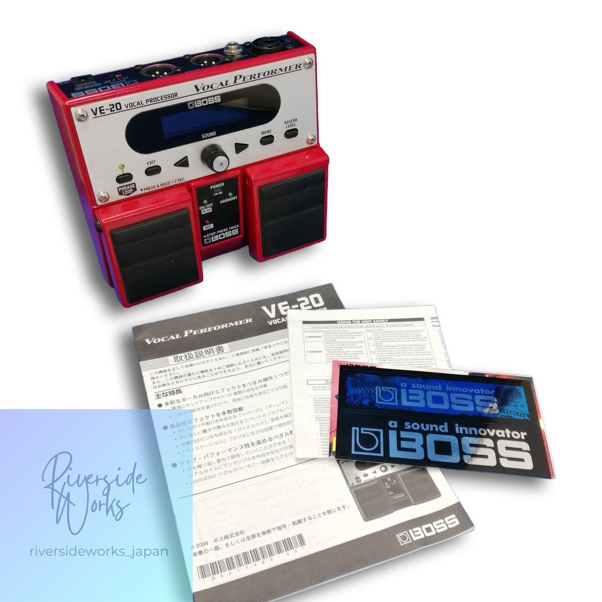 BOSS VE-20 Vocal Effects Processor for Singers JP 761294410189| eBay