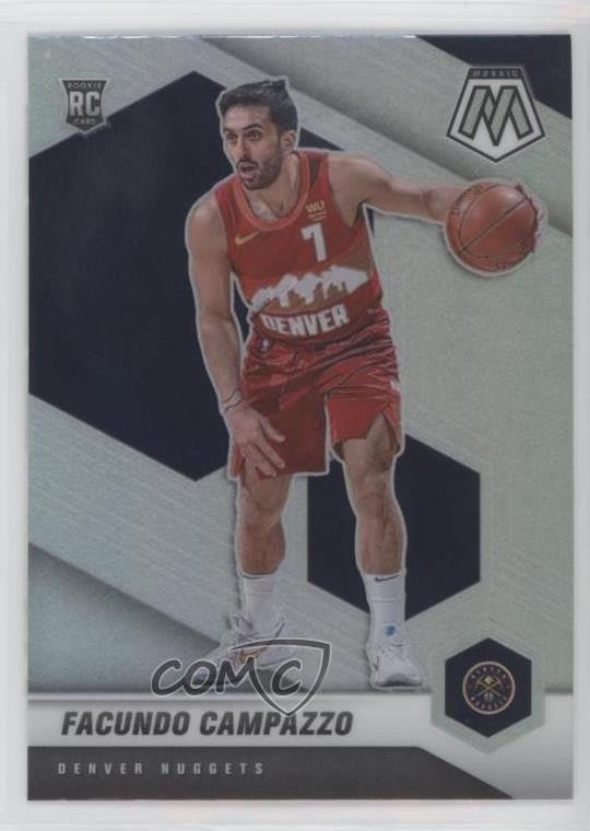 2020-21 Panini Mosaic Rookie Silver Prizm Facundo Campazzo #237 uk2