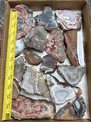 17 Slabs Morrocan Agate s 2 Kg