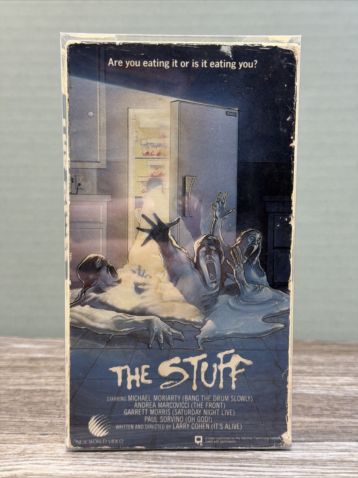 The Stuff (1985) Horror Cult VHS New World Video Tested