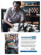 Wagner Moura Signed Autographed NARCOS Pablo Excobar 8x10 Photo PROOF ACOA E