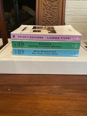 Select Editions Large Print Type Readers Digest Set of 3 Paperback Books