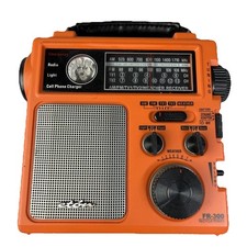 Eton FR-300 Emergency Radio Orange AM/FM Weather Hand Crank Flashlight Charger