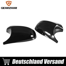 Spiegelkappen Gehäuse für BMW E90 E91 E92 E93 LCI 2009-2013 Glanz Schwarz Set