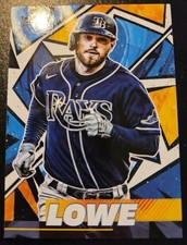 2021 Topps Fire Baseball Brandon Lowe #185 Tampa Bay Rays