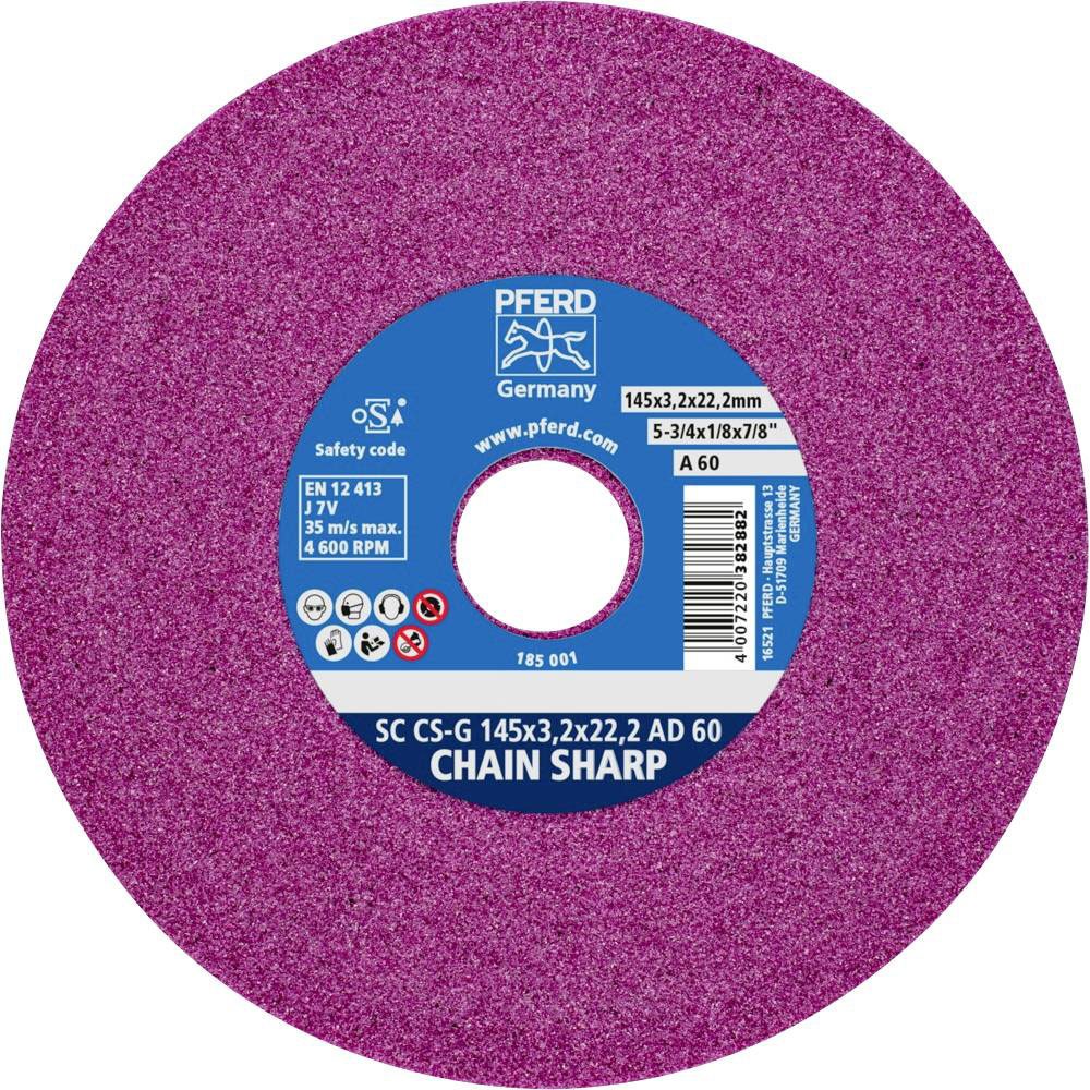 PFERD SC CS-G Grinding Disc 145mm 22.2mm bore 1pc sharpener