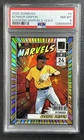 KONNOR GRIFFIN PSA 8 2025 PANINI DONRUSS #5 DIAMOND MARVELS HOLO 174/199