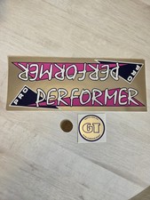 GT PRO PERFORMER BMX 80's/90s Decals with Chrome Finish. Old-school/Vintage 