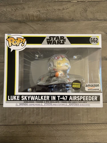 Funko Pop! Rides Super Deluxe: Star Wars - Luke Skywalker in T-47 Airspeeder...