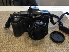 Minolta Maxxum 7000 35mm SLR Film Camera With AF 50mm f/1.7 Battery Tested