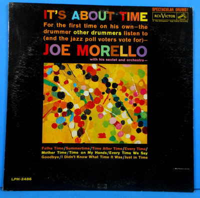 JOE MORELLO IT'S ABOUT TIME LP 1962 MONO ORIGINAL GREAT CONDITION! VG+/VG+!!A